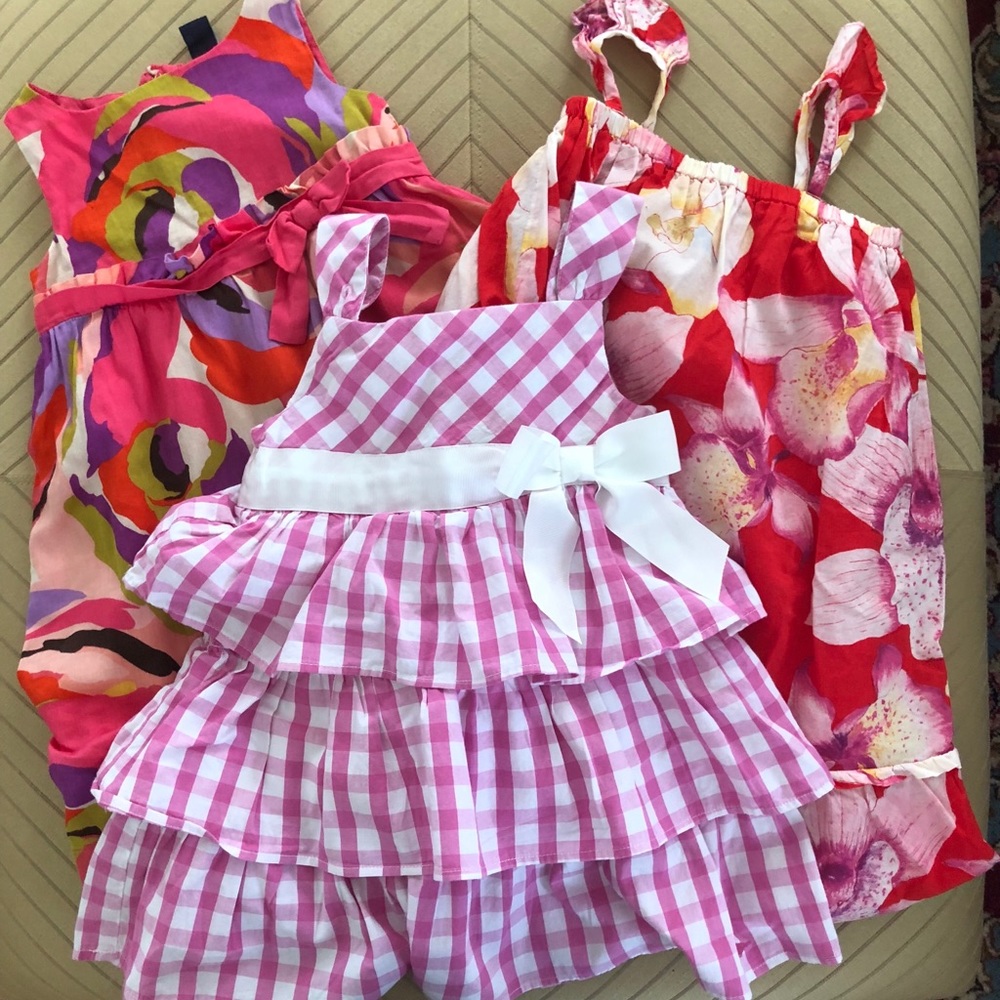 Lot of 3 Girls summer dresses 3T